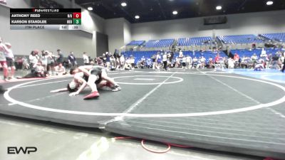 130 lbs 7th Place - Anthony Reed, N/a vs Karson Standlee, Neosho Wrestling