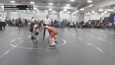 132 lbs Round 1 (10 Team) - Brandon Bonelli, Savage WA White vs Carson Linker, Rocket Rams