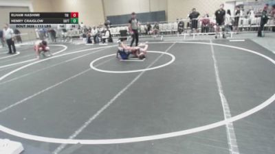 113 lbs 3rd Place - Elham Hashimi, Tri Valley Elite vs Henry Craiglow, Dayton Bandits