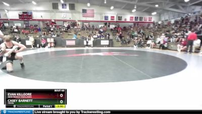 157 lbs Champ. Round 1 - Evan Killgore, New Mexico Highlands vs Casey Barnett, Tiffin