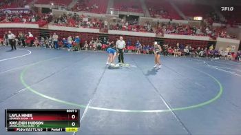 138 lbs Round 1 (16 Team) - Layla Hines, Leander Glenn vs Kayleigh Hudson, Amarillo Palo Duro