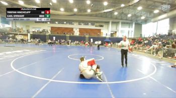 125 lbs Quarterfinal - Tristan Hinchcliff, Oneonta State vs Cael Stewart, Brockport