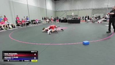 138 lbs Round 3 (8 Team) - Max McDaniel, Oklahoma Red vs Roman Clouse, Kansas Red