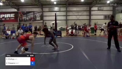 65 kg Consi Of 32 #1 - Patrick Phillips, Diplomat Wrestling Club vs Zachery Flowers, Western Colorado Wrestling Club