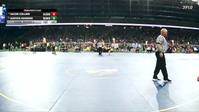 D3-106 lbs Cons. Round 2 - Justice Harding, Williamston vs Jacob Collier, Allegan