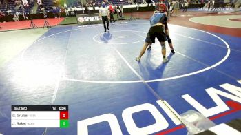 160 lbs Consi Of 32 #2 - Gavin Gruber, Keene vs Joseph Baker, Danvers