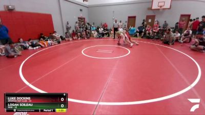 165 lbs Round 3 (6 Team) - Logan Soileau, WAR vs Luke Dockins, Spartan Mat Club