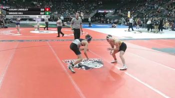 Quarterfinal - Logan Lindsley, Shelby-Rising City vs Briggs Hill, Arapahoe