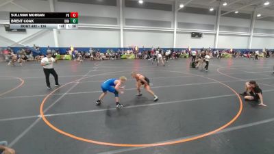 126 lbs Cons. Round 2 - Brent Coak, Unattached vs Sullivan Morgan, Unattached