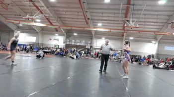 155 lbs Cons. Semi - Rhaigyn Trenary, Garrett vs Marin Wigginton, Whiteland Community