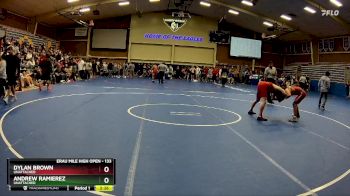 133 lbs Cons. Round 2 - Andrew Ramierez, Unattached vs Dylan Brown, Unattached