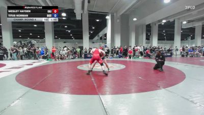 71 lbs Champ. Round 4 - Wesley Hayden, California vs Titus Norman, Baylor School