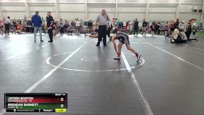 84 lbs Round 5 (6 Team) - Jayden Boston, Neighborhood WC vs Brendan Barnett, Jacket WC