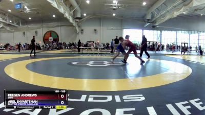 165 lbs 3rd Place Match - Keegen Andrews, Ohio vs Arel Shvartsman, Beat The Streets Cleveland