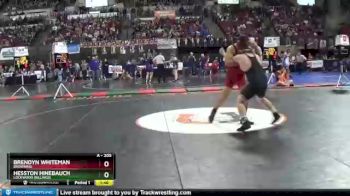 Quarterfinal - Brendyn Whiteman, Browning vs Hesston Hinebauch, Lockwood (Billings)