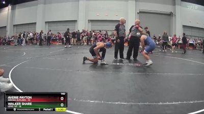 140 lbs Round 3 (10 Team) - Walker Share, Level Up vs Averie Payton, Indiana Outlaws