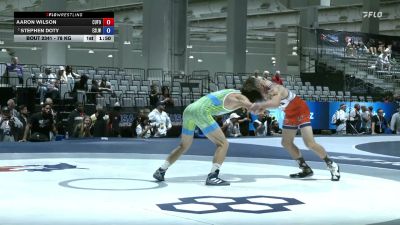 78 kg 1st Place Match - Aaron Wilson, Champions United - Force Of One vs Stephen Doty, East St. Louis Wrestling Club