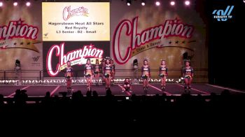 Hagerstown Heat All Stars - Red Royalty [2024 L3 Senior - D2 - Small Day 2] 2024 Champion Cheer and Dance Grand Nationals