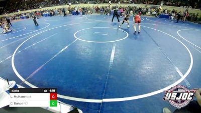 100 lbs Round Of 16 - Lauren McHam, Maverick Elite Wrestling vs Camila Bohon, PC Takedown