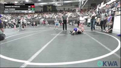 61 lbs Consolation - Tanner Reynolds, Shelton Wrestling Academy vs Ivan Torres, Chickasha Youth Wrestling