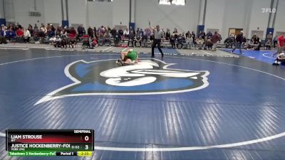 165 lbs Semifinal - Justice Hockenberry-Folk, York (PA) vs Liam Strouse, RIT