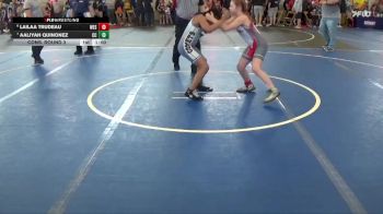 90 lbs Cons. Round 3 - Lailaa Trudeau, Westfall vs Aaliyah Quinonez, Central Crossing
