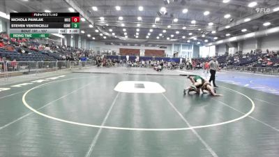 157 lbs Champ. Round 2 - Nichola Pawlak, Niagara County Community College vs Steven Ventricelli, Oswego State