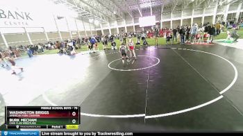 75 lbs Cons. Round 2 - Washington Briggs, American Fork Cavemen vs Burk Mecham, Cave Club Wrestling