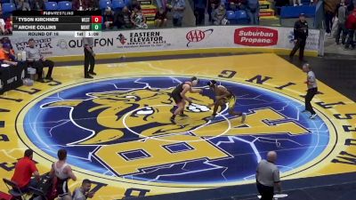 157 lbs Round Of 16 - Tyson Kirchner, West Shore vs Archie Collins, Montour
