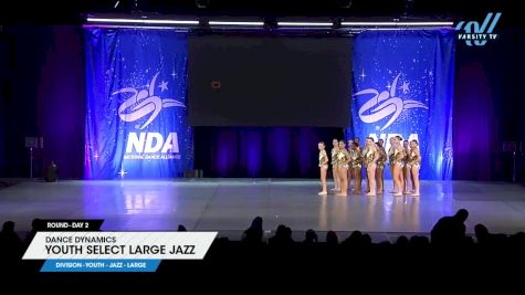 Dance Dynamics - Youth Select Large Jazz [2025 Youth - Jazz - Large Day 2] 2025 NDA All-Star National Championship