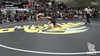116 lbs Champ. Round 2 - Rhett Baird, Joseph Kerr Middle School vs Xavier Kimbrough, Sierra Sabers