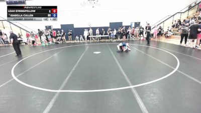 100 lbs Champ. Round 1 - Leah Stringfellow, IL vs Isabella Cullen, MO