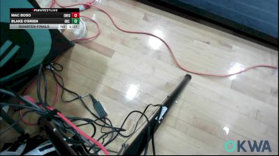 112-119 lbs Quarterfinal - Mac Boso, Choctaw Ironman vs Blake O'Brien, OKC Saints Wrestling