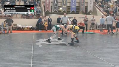105_B lbs Consi Of 16 #2 - Austin Alex, Brentwood vs Logan Rubish, Frazier
