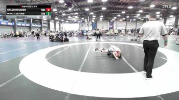 90 lbs Rr Rnd 2 - Caleb Hoosier, TNWC Black vs Wyatt Jacobs, Team RJN Green