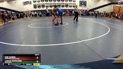 175 lbs Cons. Round 2 - Joe Harris, Normandy High School vs Logan Matousek, Brunswick