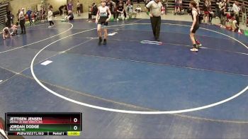 99 lbs Cons. Round 2 - Jordan Dodge, BULLDOG WC vs Jettisen Jensen, Uintah Jr High Wrestling