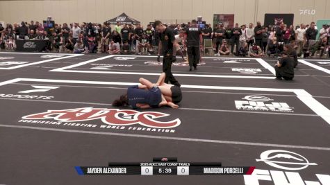 Madison Porcelli vs Jayden Alexander 2025 ADCC East Coast Trials