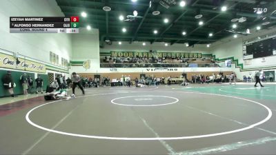 132 lbs Cons. Round 4 - Alfonso Hernandez, Cajon vs Izeyah Martinez, Citrus Valley