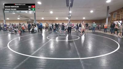 136 lbs 3rd Place - Isaiah Hertzler, Milton vs Ethan Palski, Williamsport