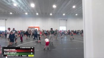 45 lbs Champ. Round 1 - Myles Dynski, Summerville Takedown vs Blaine Shirley, Team Bear Wrestling Club