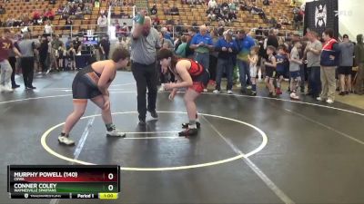 140/HWT Round 5 - Conner Coley, Waynesville Spartans vs Murphy Powell (140), CEWA