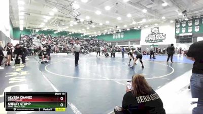 126 lbs Champ. Round 1 - Shelby Stump, Long Beach Poly vs Alyssa Chavez, Citrus Valley