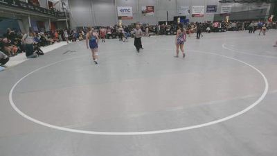 140 lbs Cons. Sub-quarters - Ayva Perez, TNTWC vs Olivia Vickers, Seckman High School