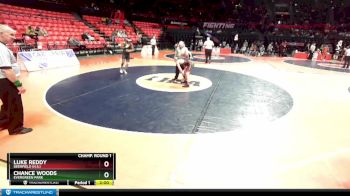 2A 126 lbs Champ. Round 1 - Chance Woods, Evergreen Park vs Luke Reddy, Deerfield (H.S.)