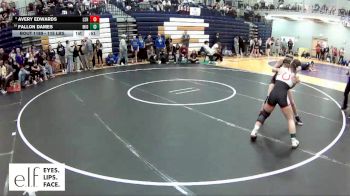 115 lbs. 5th Place Match - Fallon Dames, Middleburg vs Avery Edwards, Lee`s Summit North