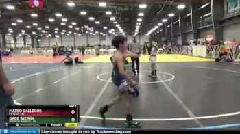 80 lbs Round 5 - Mateo Gallegos, PA Gold vs Gage Bjerga, Midwest Maniacs