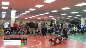 98 lbs Rr Rnd 2 - Anthony Hawks, Gladiators HS vs Kamren Anderson, Ragin Raisins Concord HS