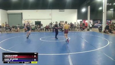 187 lbs Round 3 (8 Team) - Lincoln Marr, Minnesota Blue vs Kade Splinter, Wisconsin