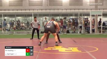 285 lbs Prelims - Michael Keeling, Ohio Titan Red vs Jaekell Springer, Yale Street